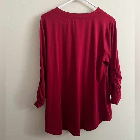 Women’s Sparkle Work Blouse - Picture 2 of 7